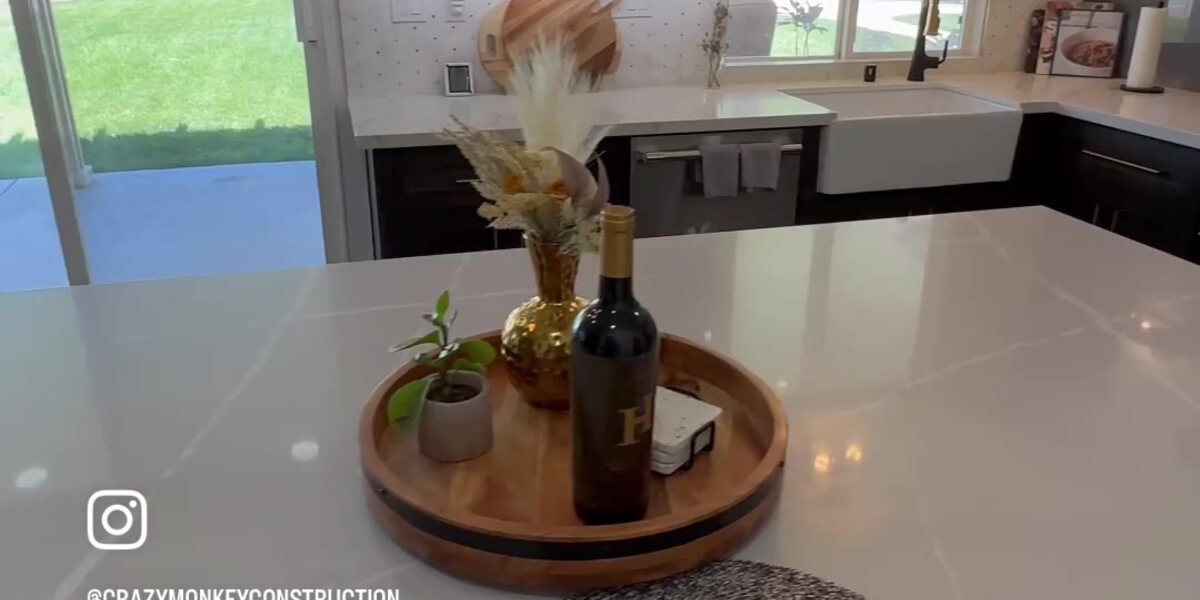 Open-concept kitchen